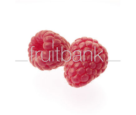 Fruitbank Foto: Zwei Himbeeren UK018026