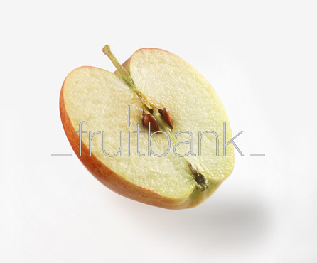 Fruitbank Foto: Apfelhälfte HK002034