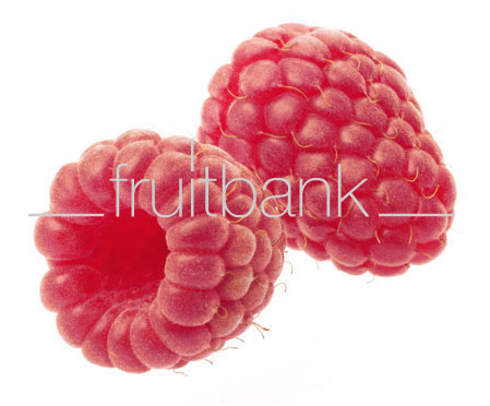 Fruitbank Foto: Zwei Himbeeren UK018024