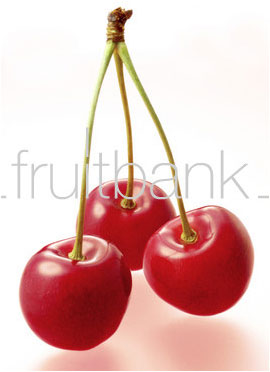 Fruitbank Foto: Süsskirschen mit Stiel UK023029